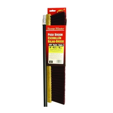 S.M. Arnold BROOM MAROON DURASTRAN W/HANDLE 18" AR92-261